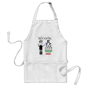 Eye Chart Eye Doctor Design Gifts Standard Apron