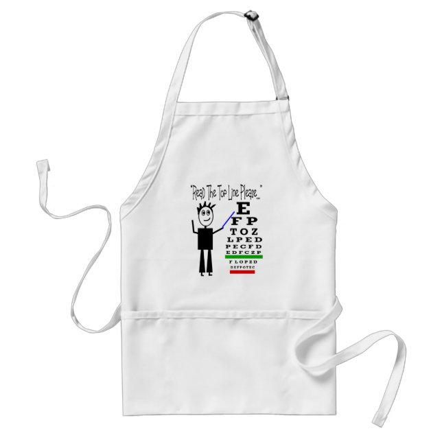 Eye Chart Eye Doctor Design Gifts Standard Apron (Front)
