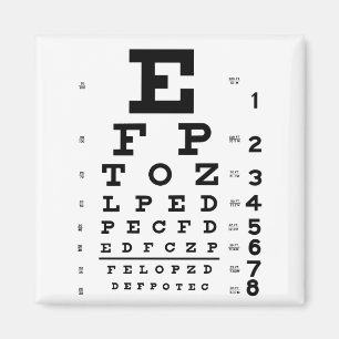 Eye Chart Magnet