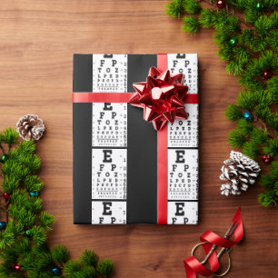 Eye Chart Optometrist Wrapping Paper