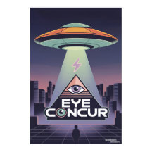 EYE CONCUR GAZE IN AWE EARTHLING!