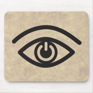 Eye Contact Mouse Pad