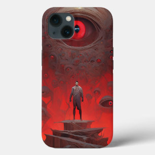 Eye Creatures Surreal Horror Art iPhone 13 Case