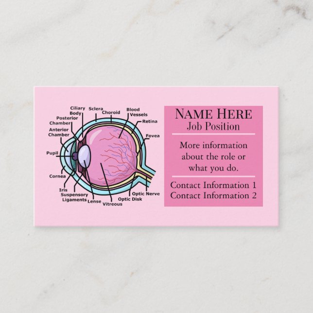 Eye Diagram Business Card (Front)