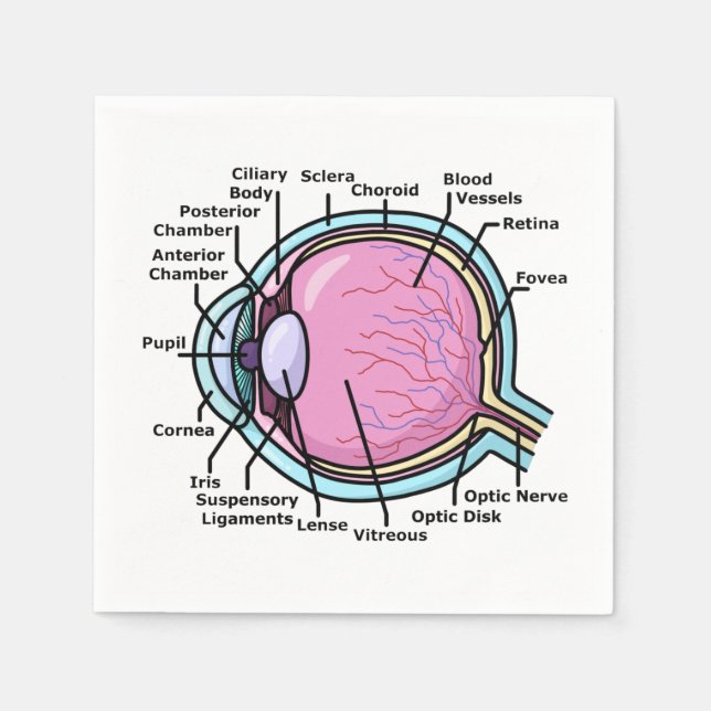 Eye Diagram Napkin (Front)