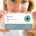 Eye Doctor Appointment Simple Business Cards