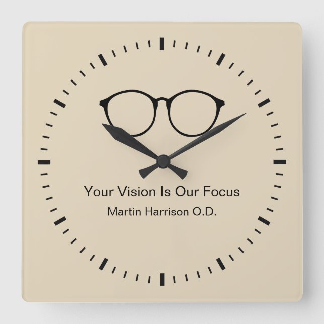 Eye Doctor Office Waiting Room Clocks (Front)