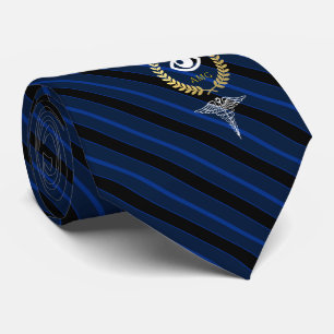 Eye Doctor   Optometrist Customised Navy Tie