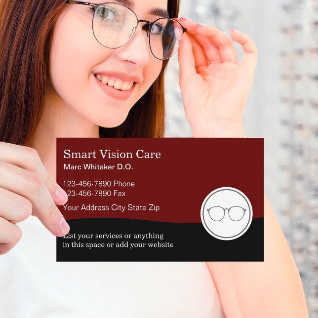 Eye Doctor Vision Care Business Cards (Creator Uploaded)