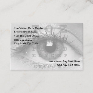 Eye Doctor Vision Care Medical  Business Card