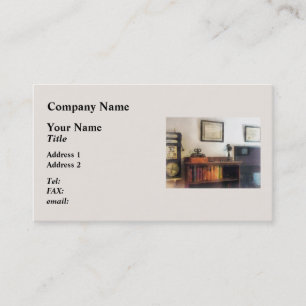 Eye Doctor's Office With Diploma Business Card