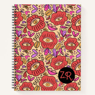 Eye Doodle Manifest Spiral Notebook
