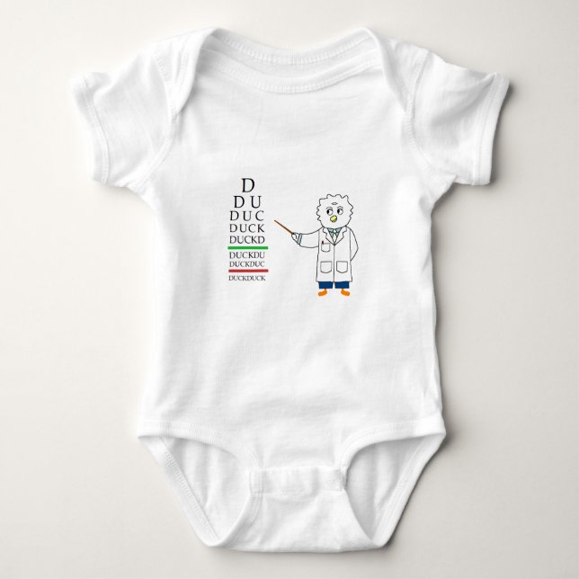 Eye Exam (optometrist) Baby Bodysuit (Front)