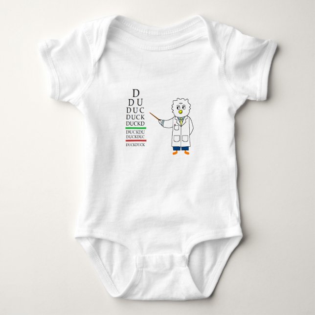 Eye Exam (optometrist) Baby Bodysuit (Front)