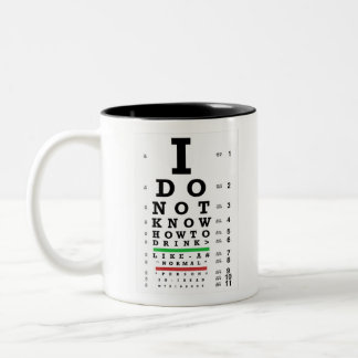 Eye Exam  - Sober Gifts Men Women Two-Tone Coffee Mug