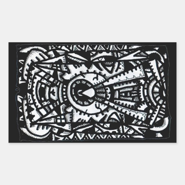 Eye-Eye. by Brian Benson Rectangular Sticker (Front)