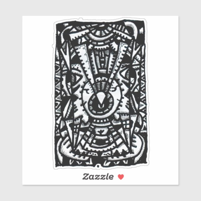 Eye-Eye. by Brian Benson, Vinyl Sticker (Sheet)