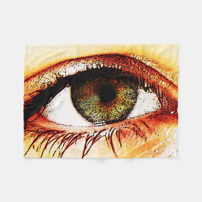 Eye fba fleece blanket (Front (Horizontal))