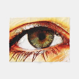 Eye fbcn fleece blanket