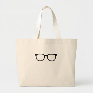 Eye Glasses Large Tote Bag