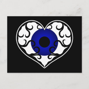 Eye heart postcard