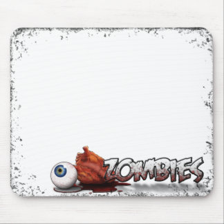 Eye Heart Zombies Mouse Pad