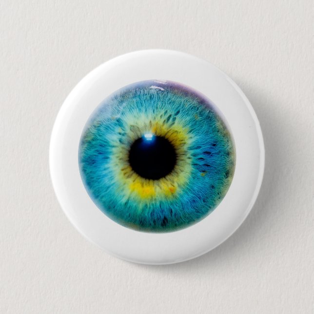 Eye I 6 Cm Round Badge (Front)