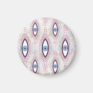 Eye Illustrated heart colourful Magnet