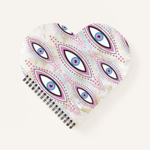 Eye Illustrated Notebook Journal heart book