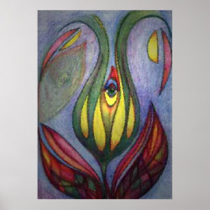 Eye in Calyx by Vicktorya Stone Poster