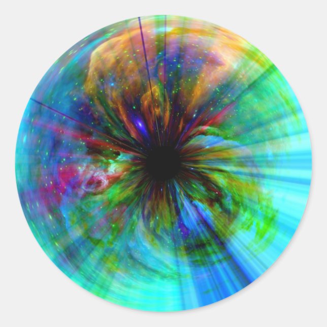 Eye in Orion Classic Round Sticker (Front)