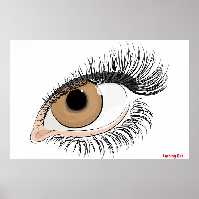 Eye Lash  Poster (Front)