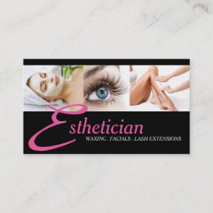 Eye Lashes Extensions Makeup Artist Cosmetologist Business Card