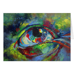 Eye Looking Up
