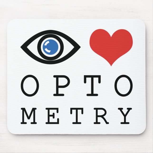 Eye Love Optometry Mouse Pad (Front)