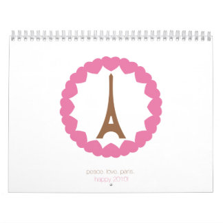 eye love paris. 2010. calendar