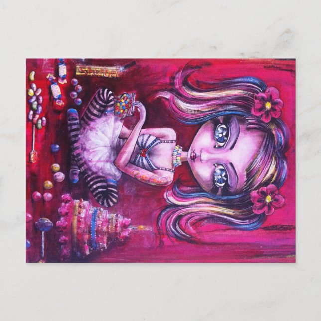 Eye Love Sweets Postcard (Front)