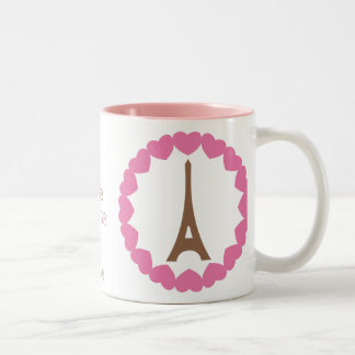 eye love... Two-Tone coffee mug