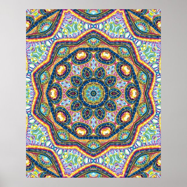 Eye Mandala Poster (Front)