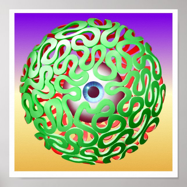 eye-maze poster (Front)