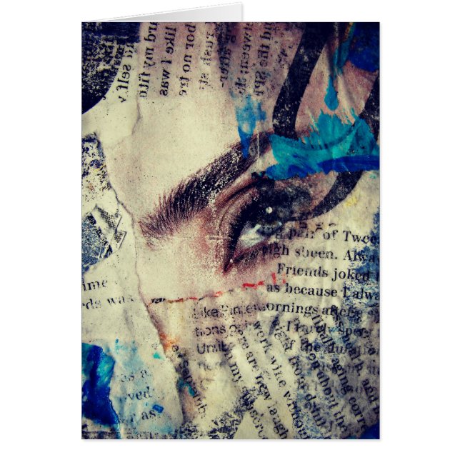 Eye Mixed Media Collage (Front)