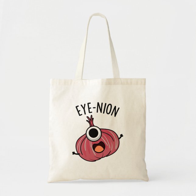Eye-nion Funny Onion Pun  Tote Bag (Front)