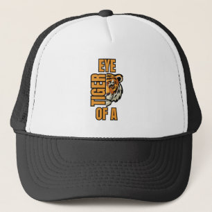 Eye Of A Tiger Fierce and Bold Personalised Trucker Hat