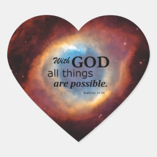 Eye of God Heart Sticker