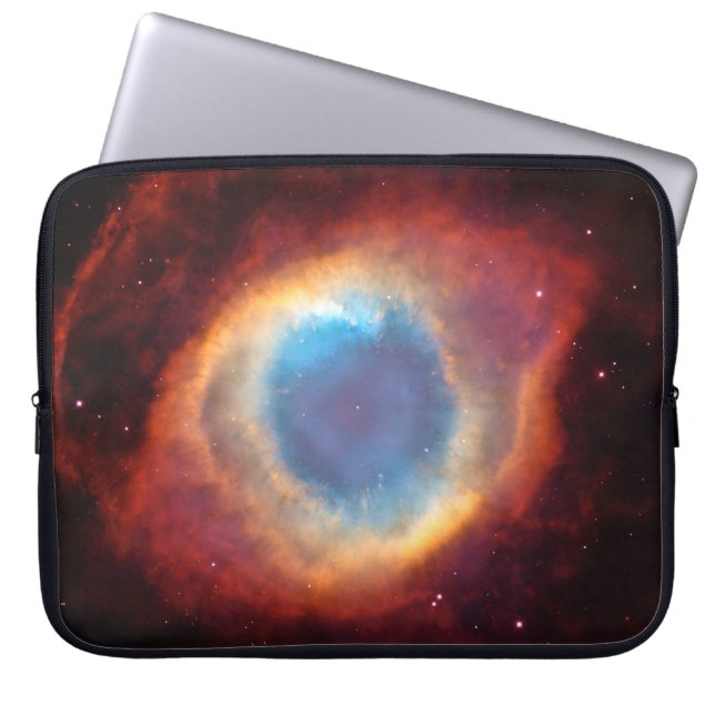 Eye of God Helix Nebula Cosmic Clouds Stars Laptop Sleeve (Front)