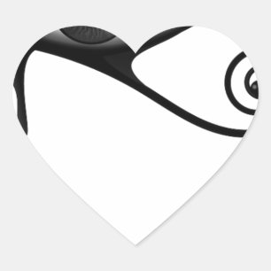 eye of horse heart sticker