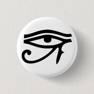 eye of horus 3 cm round badge
