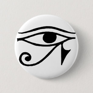 Eye of Horus 6 Cm Round Badge