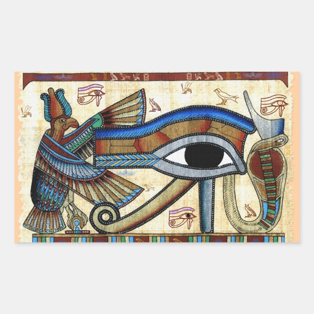 EYE OF HORUS Ancient Egypt Stickers (Front)