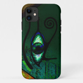 Eye of Horus, Ancient Egyptian Wadjet Art iPhone 11 Case